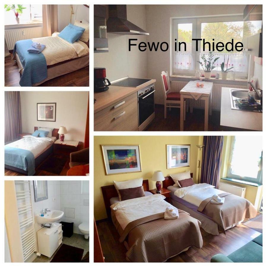 Ingrids Ferienwohnung Mit Balkon In Thiede Naehe See 잘츠기터 외부 사진